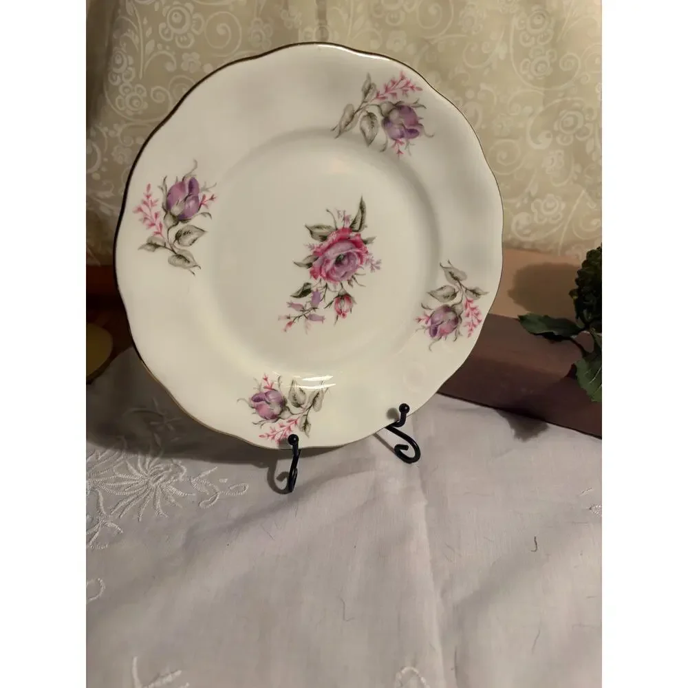 Vintage‎ Karolina Poland Floral Plate 7 inches